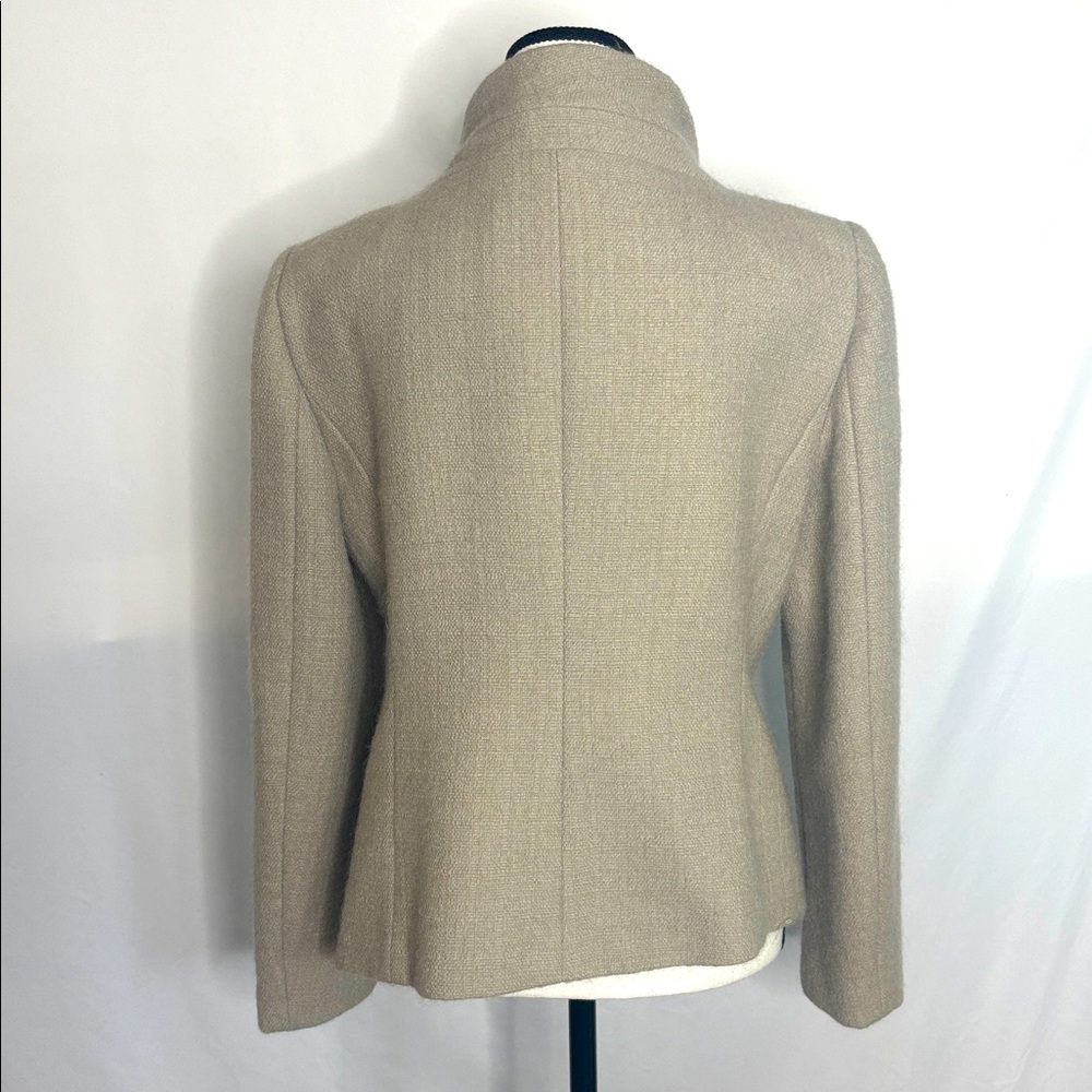 Calvin Klein Collection Wool and Mohair Asymmetrical Blazer/ Jacket - Picture 4 of 5